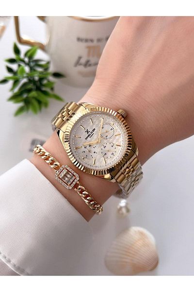 Daniel Klein Steel Cord 3 Atm Water Resistant Special Design Women Wrist Watch + Bilik