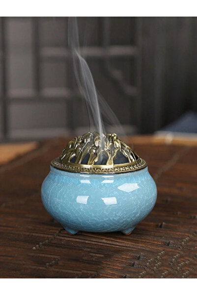 co arma Luxury ceramic incense burner for home and outdoor spaces