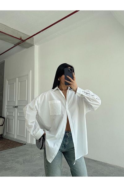 mydukkan.co Sleeve Stripe Detailed Shirt