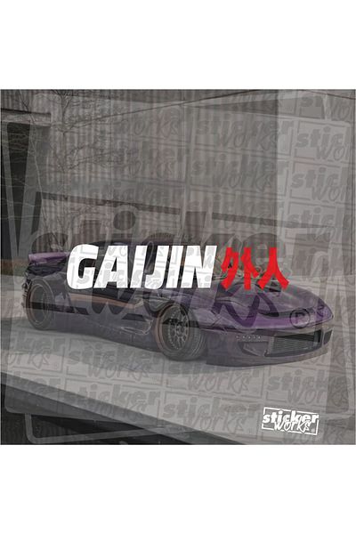 Sticker Works Autocolant Gaijin