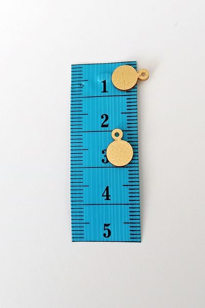 STUMBANNG Oya Evening Dress Bracelet Necklace Plexi Metallic Plastic Sequins Gold Color 8 Grams 75 Pieces - Bnc493