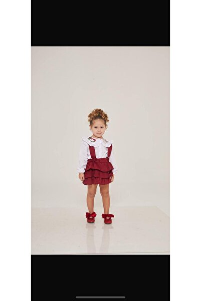 Baby Kız salopet gömlek takım