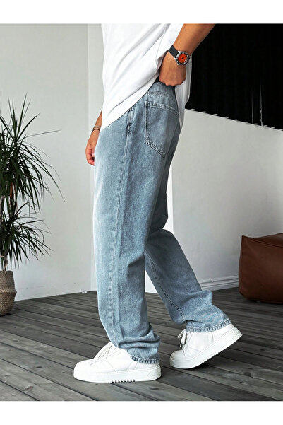 WKM Повсякденні чоловічі баггі джинси з деніму