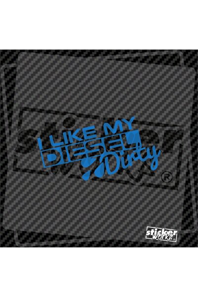 Sticker Works أنا أحب ملصق ديزل القذر الخاص بي