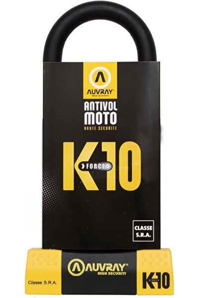 Auvray K85250MAUV motosiklet hırsızlığına karşı koruma  siyah sarı  85 x 250