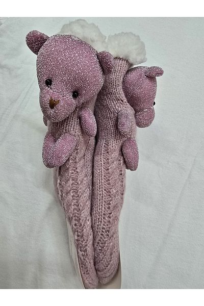 Daymod Child Thermal Socket Slippers with Teddy Bear