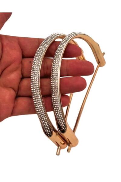 angel çanta aksesuar إكسسوارات حقيبة Angel حجر فضي موديل Üveyik مقبض حقيبة معدني