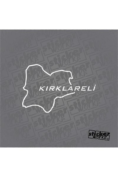 Sticker Works Autocolant Harta Kırklareli