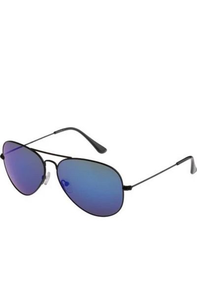 Osse Blue Mirrored Drop Sunglasses