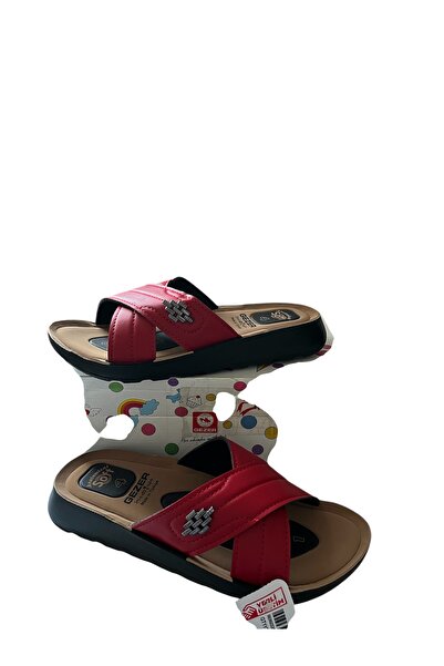 GEZER kırmızı soft terlik