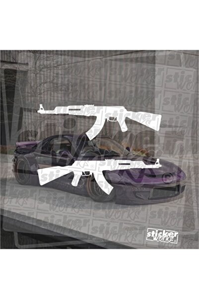 Sticker Works Ak47 - Kalashnikov Sticker (Right Left Set)