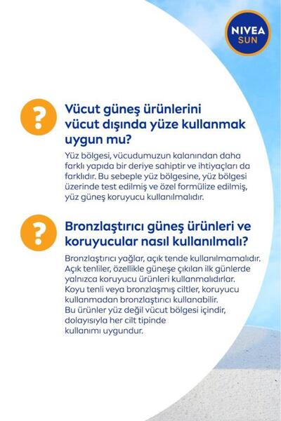 NIVEA SUN SPF30 Yüksek Güneş Koruyucu Ve Ferahlatıcı Krem 175ml,Ter ve Suya Karşı Dayanıklı,Anında Koruma