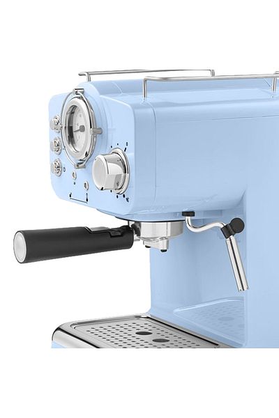 Zilan Home Espressor manual Zilan ZLN2861 Albastru,15 Bar, 1.25 l, 1100W, Design Retro