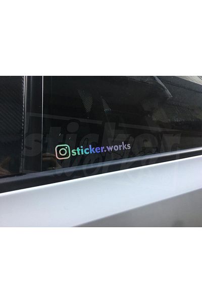 Sticker Works 2 bucăți autocolant cu hologramă Instagram - comandă personalizată