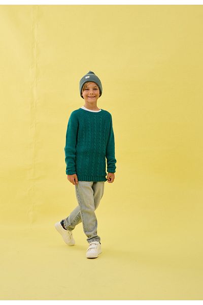 Nisrakids Pulover pentru copii TRICOTAT