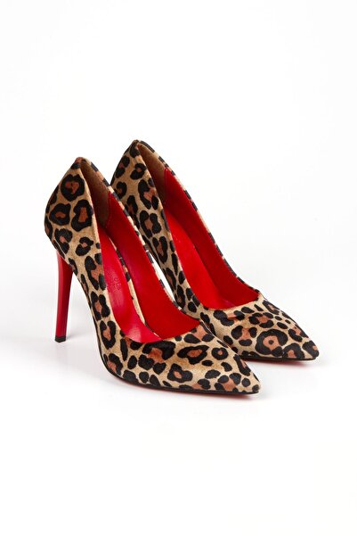 inyola حذاء نسائي بكعب عالٍ ورقيق من الجلد 3083