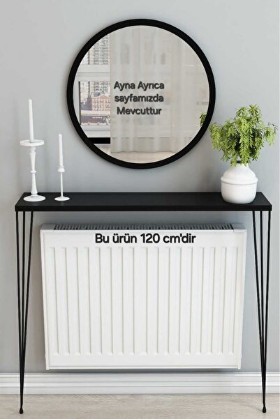 TALAŞTOZUM Petek Üstü Raf Dresuar Siyah 120cm