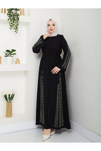 SG SARİALGİYİM SG SARIAL GİYİM ΝΕΑ ΣΕΖΟΝ ΦΟΥΣΤΑ ΚΑΙ ΜΑΝΙΚΙΑ ΠΟΥ ΕΙΝΑΙ ΕΝΤΥΧΙΣΜΕΝΑ ΠΕΤΡΙΝΑ ΛΕΠΤΟΜΕΡΗ ABAYA FERACE