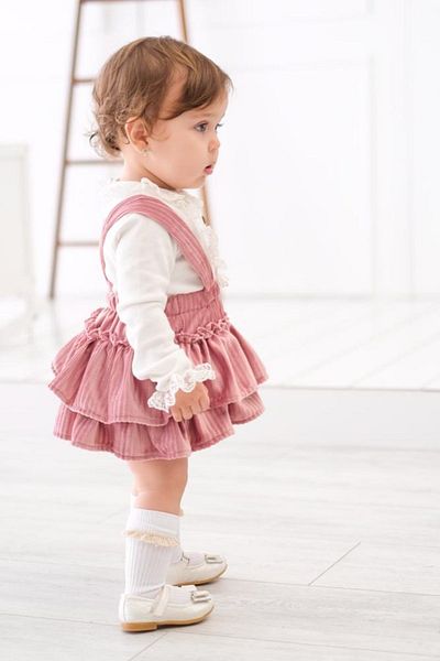 Minytrendy Vintage Baby Girl Shorts Bodysuit Eid Dress Gift