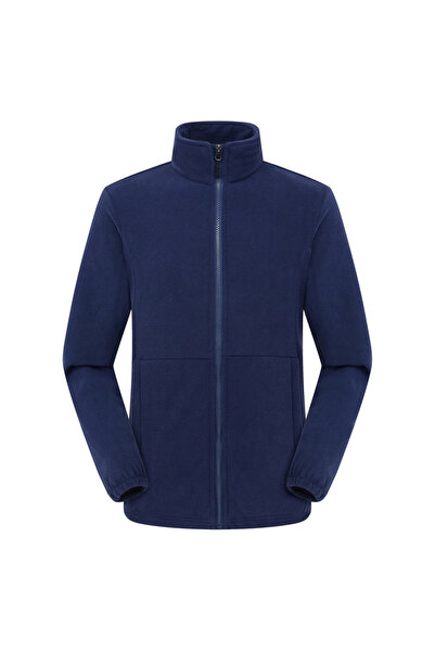 Choice جاكيت حراري TRVLWEGO رجالي XXL أزرق داكن للرجال والنساء مصنوع من الصوف للمشي لمسافات طويلة والرياضات الخارجية والتسلق والرحلات