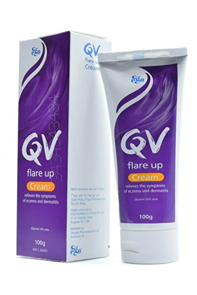 Qv QV Ego Cream for Moisturizing and Treating Irritated and Eczema-Infected Skin - 100g
