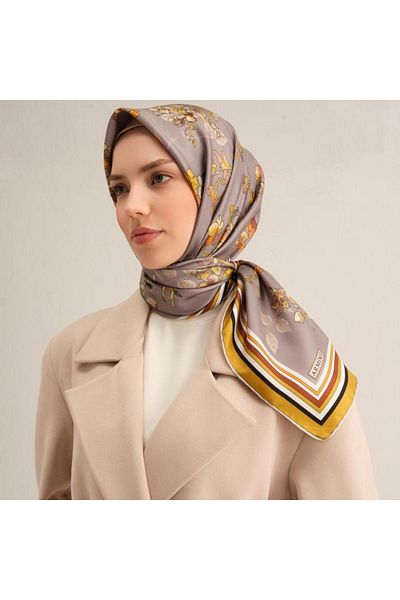 Armine E25Ya9316D02 34 Dj Pure Silk Scarf 9316D (t)