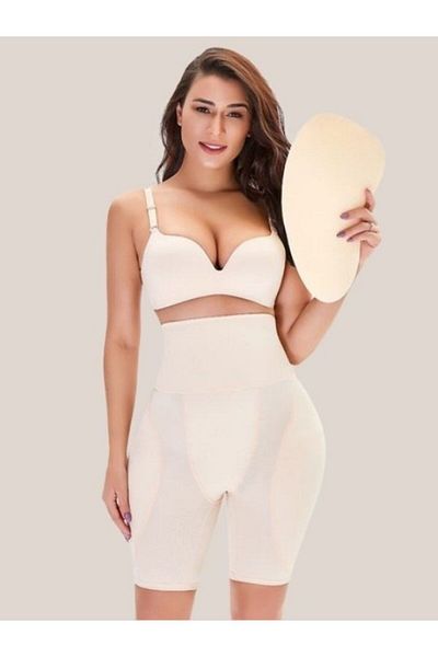 ICOLEXİN Hi̇p Di̇ps Hi̇p Shaper Padded Basen Corset