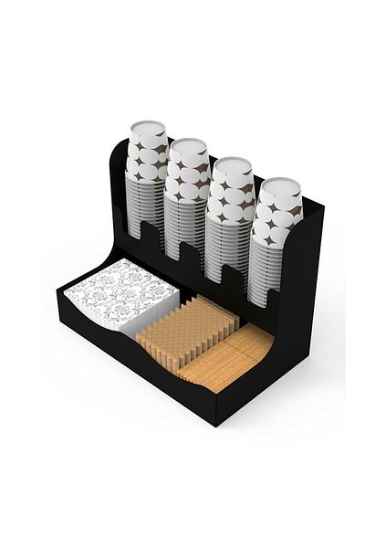 COLD BREW TREND by ugur cadirci Paper Cup Holder - Stand / Candy Mixer - Metal Rack