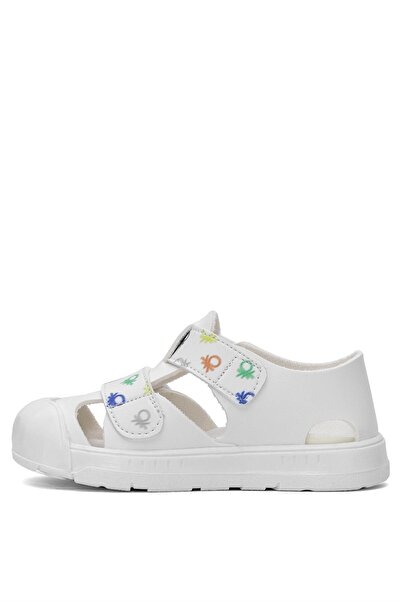Benetton Bn-1407 Baby Boy Sandals White