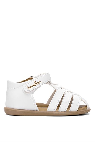 Benetton BN-1251 Baby Boy Sandals White