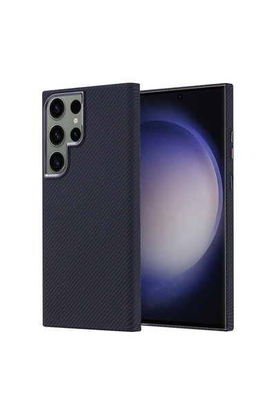 Hatreds Galaxy S23 Ultra Kılıf Magsafe Şarj Özellikli Karbon Fiber Görünümlü ...