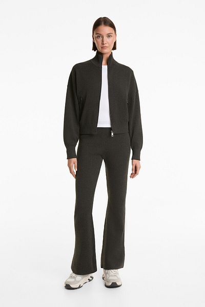 Oysho Knitwear Jacket with Zipper