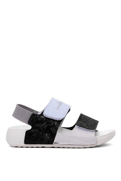 Benetton BN-1422 Botine Sandale plate pentru băieți Negru - Albastru