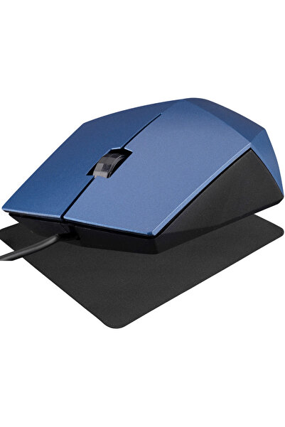 Everest Sm-201 Kablolu Ele Uyumlu Mavi Mause Usb Optik Kablolu Ergonomik Mouse Mousepad Hediyeli
