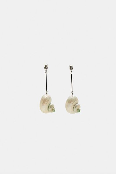 Stradivarius Seashell dangle earrings
