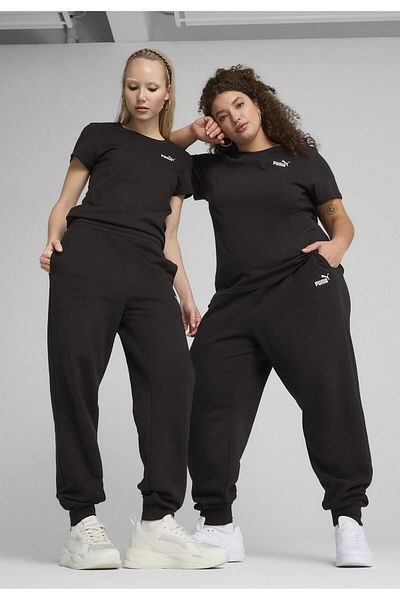 Puma Ess Small No. 1 Logo Comfort Γυναικείο Παντελόνι Φόρμας με Ψηλή Μέση