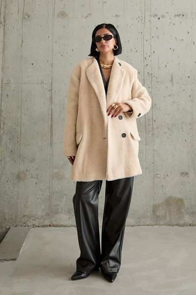 MODAVERA Camel Feather Soft Coat