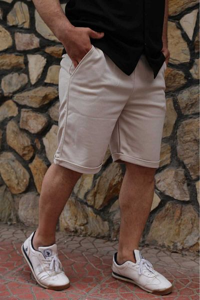 RAKİP Men's Shorts King Pike Double Leg 3 Pockets Back Pocket Zippered