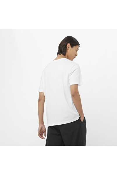 Salomon Logo Tee Men T-Shirt Lc2522 Men's T-Shirt White