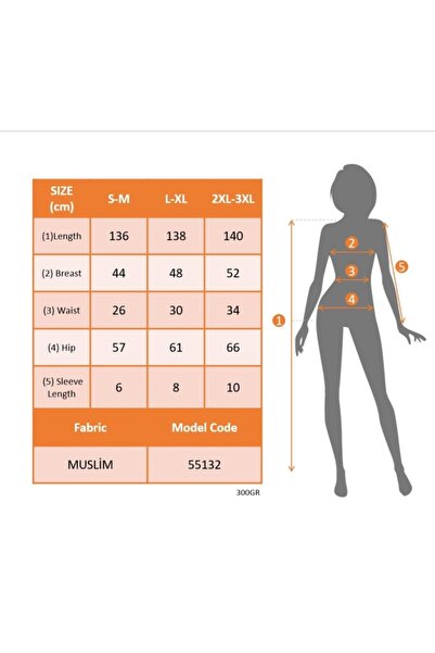 Mossta Double-Breasted Collar Waistline, Black Muslim Dress