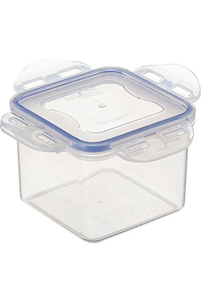 Lock & Lock Caserola cu capac pentru alimente Lock & Lock, plastic, semitransparent, 680 ml