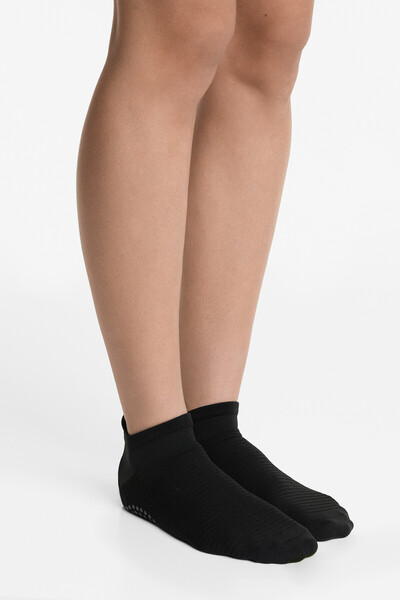 Oysho 2 çift poliamit karışımlı yoga ve pilates sneaker çorabı