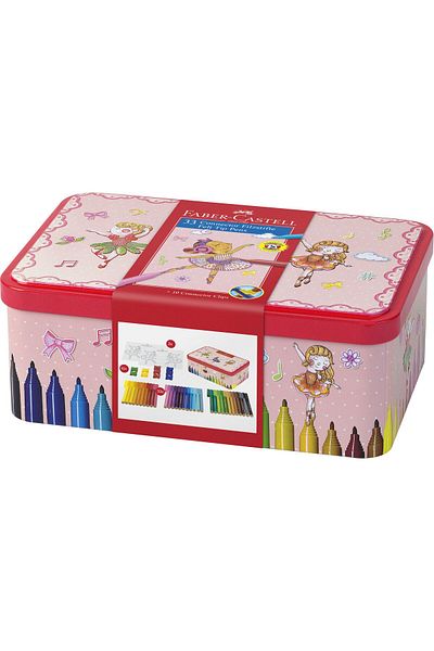 Faber Castell Markere 33 Culori Ballerina Box Conector Faber-Castell