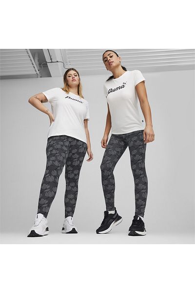 Puma Tričko Kadın Beyaz Baskılı