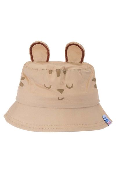 Cigit 0-18 Months Men's Beige Hat - With Ears and Sombrero