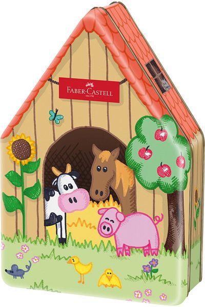 Faber Castell Markere 18 Culori Animal Farm Connector Faber-Castell