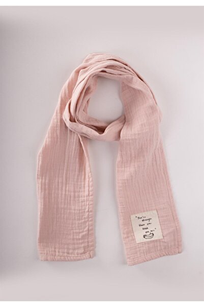 Cigit Children's Scarf 25x140 Cm Powder Pink