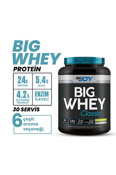Bigjoy Sports Whey Protein Big Whey Classic 30 Servis 990Gr Pistachio Ice Cream Flavored Protein Powder
