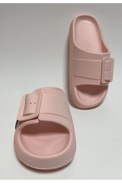 GEZER AYARLANABİLİR TEK TOKALI PLATFOR TOPUK RAHAT VE HAFİF GÜNLÜK KADIN EV VE SOKAK TERLİĞİ