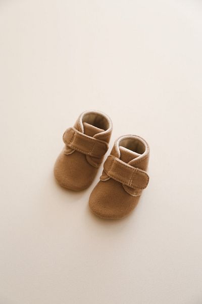 Minik Adımlar Bebek Shoes, Unisex Baby Shoes, Velcro Baby Booties